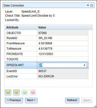 Data Correction Data Correction