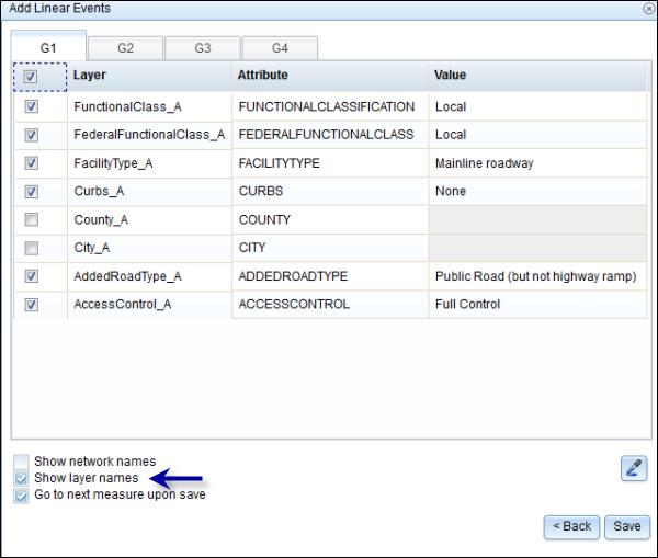 Choosing events within the attribute set Choosing events within the attribute set